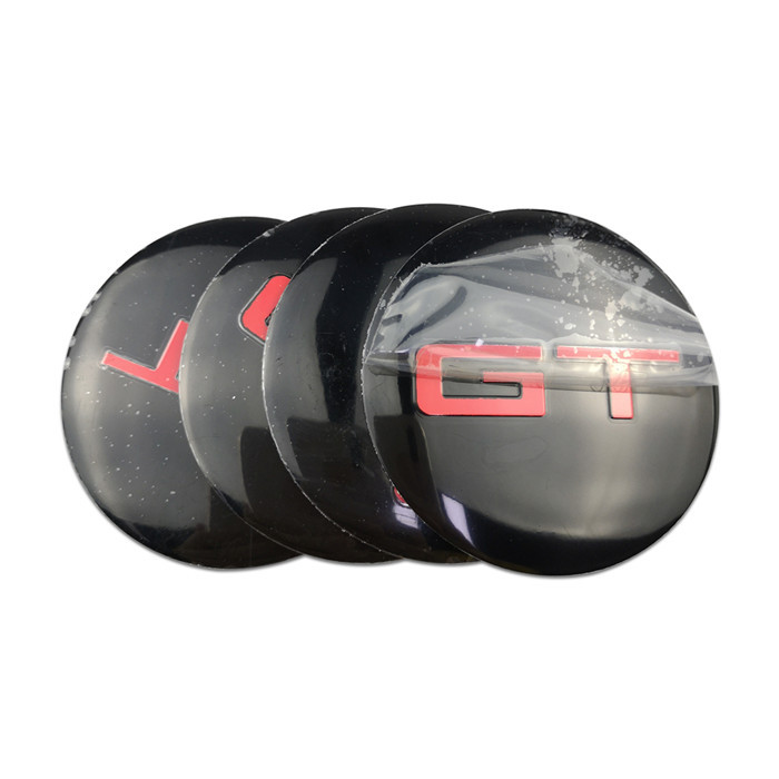56mm Wheel Center Caps GT GT.2 Racing Hub Sticker for Honda Civic Ford Mercedes BMW 3 5 Skoda