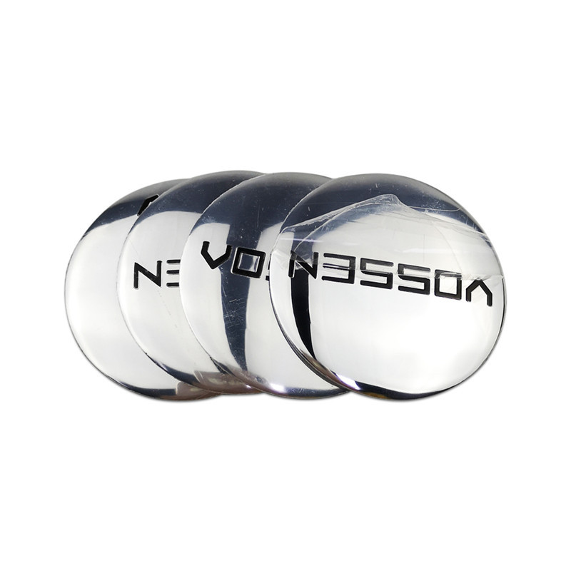 56mm Wheel Hub Caps Vossen Rim Sticker for Volkswagen Honda Audi Mercedes W210 W212 W203 Dodge Charger Lexus