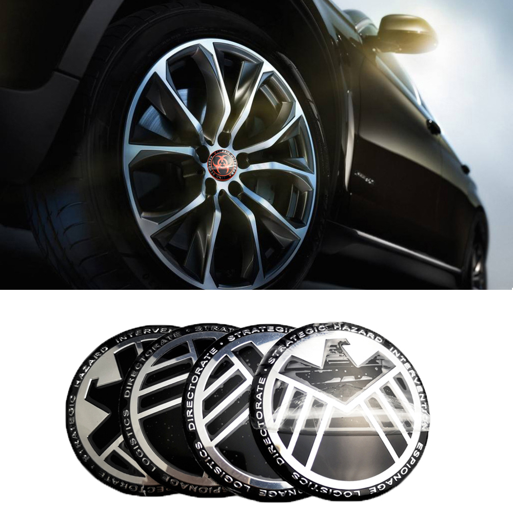 56mm BIOHAZARD Car Rim Center Hub Caps for Mercedes W205 BMW E90 SEAT Ibiza Chevrolet Mazda 3 Cadillac Nissan