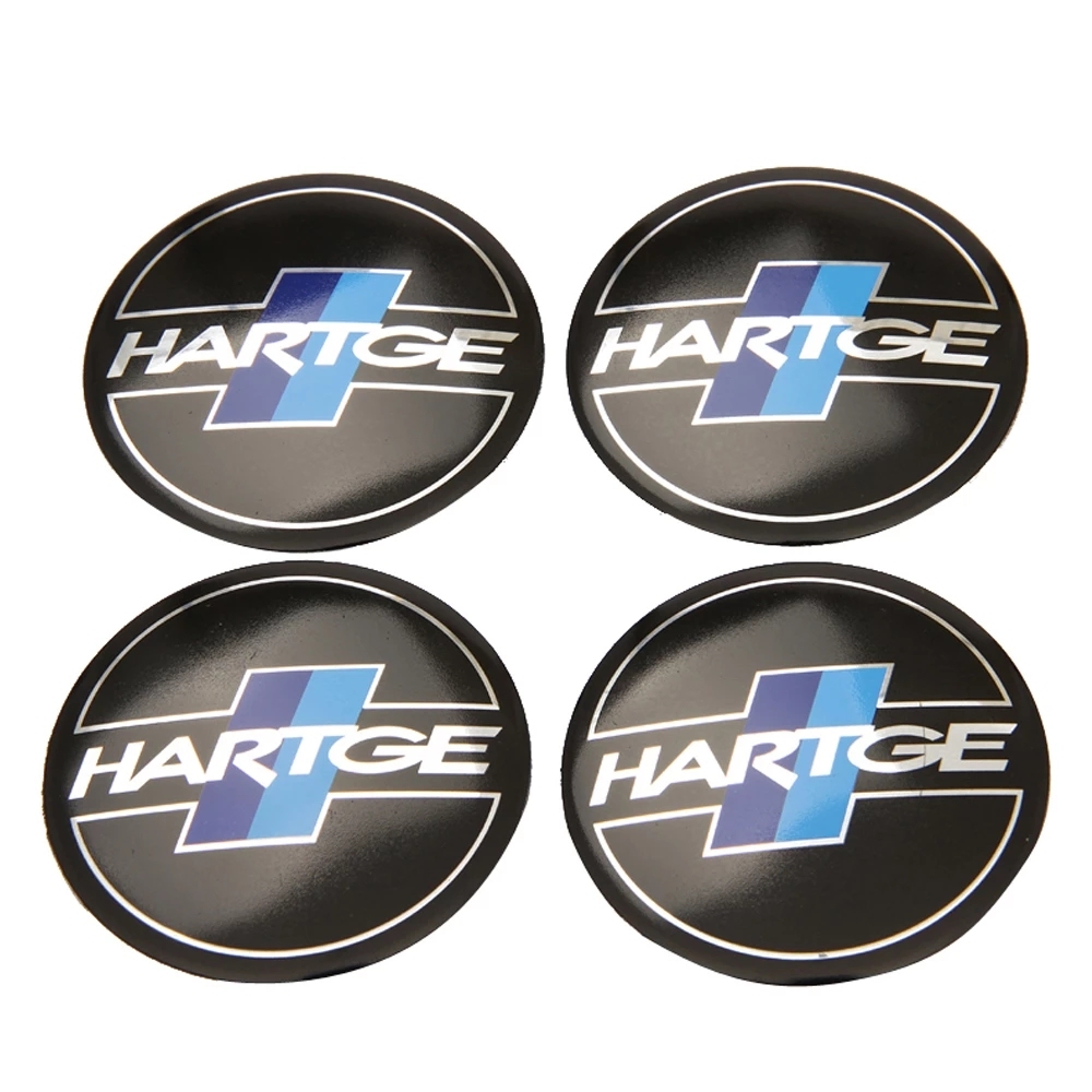 56mm Hartge Sticker Wheel Center Hub Caps For BMW X5 X6 Z4 E60 E90 E53 E49 E46 E39 F30 M4 M5 Range Rover Mini Cooper Car Styling