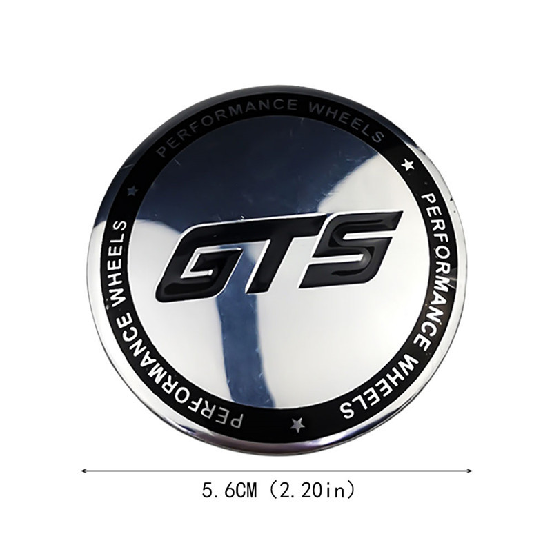 56mm Hub Caps Emblem GT S for Mercedes Benz AMG BMW F10 X5 Subaru Brz Honda Mini Cooper Corvette