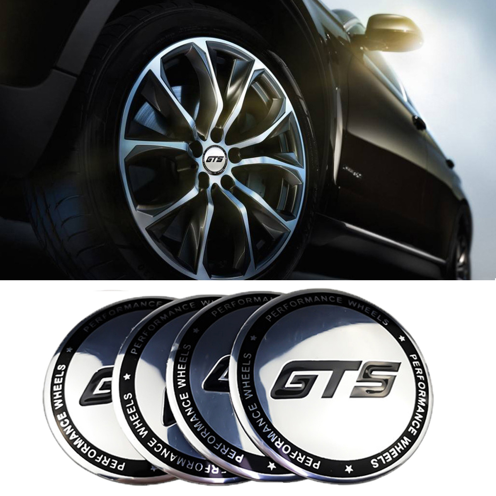 56mm Hub Caps Emblem GT S for Mercedes Benz AMG BMW F10 X5 Subaru Brz Honda Mini Cooper Corvette