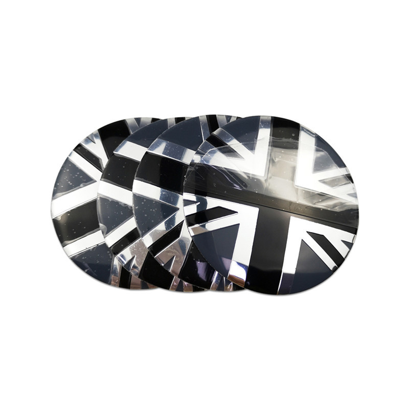 56mm China Flag Wheel Hub Stickers for Fiat 500 Volvo V70 Mercedes W205 Peugeot Volkswagen Jeep KIA Rim Center Caps Car-styling
