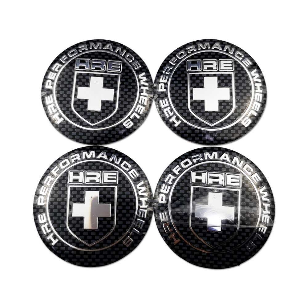 56mm HRE Logo Car Rim Center Hub Caps for Abarth Alfa Romeo Mitsubishi Seat Suzuki Smart Trumpchi
