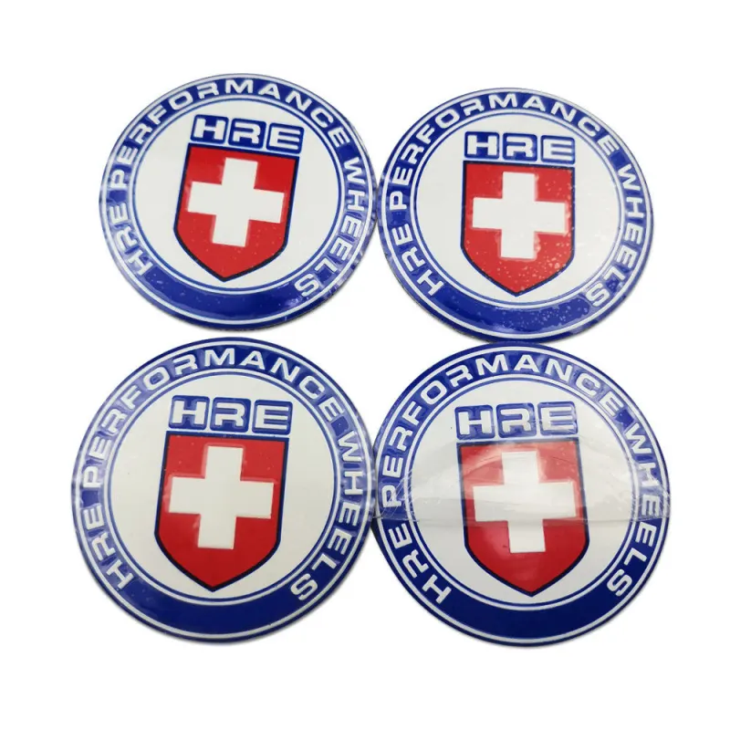 56mm HRE Logo Car Rim Center Hub Caps for Abarth Alfa Romeo Mitsubishi Seat Suzuki Smart Trumpchi