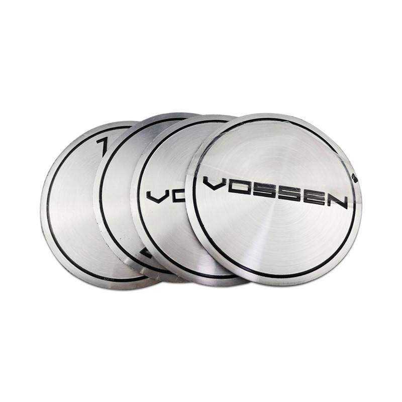 56mm Wheel Hub Caps Vossen Rim Sticker for Volkswagen Honda Audi Mercedes W210 W212 W203 Dodge Charger Lexus