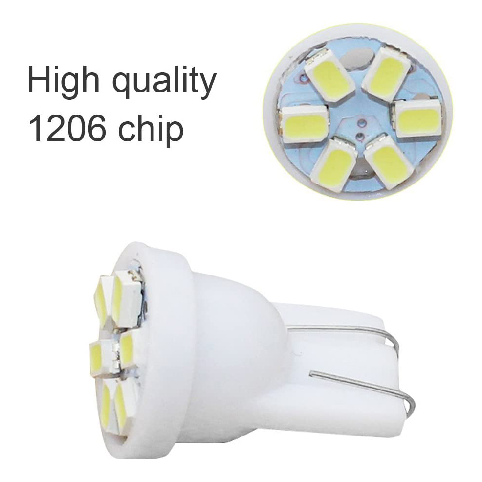 10x T10 LED for Car 2003-2007 Ford E-150 Club Wagon 4.2L 4.6L 5.4L 6.0L E-250 Super Duty 5.4L Light