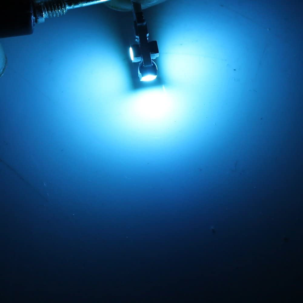 10x T5 Lights Neo Wedge LED Car Instrument Cluster Panel Dashboard Lamps Gauge Bulbs DC 12V