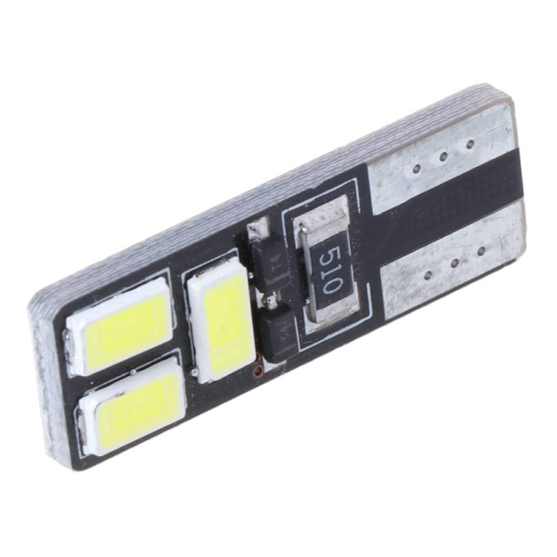 10x T10 W5W Car LED CANBUS Width Light License Plate Light