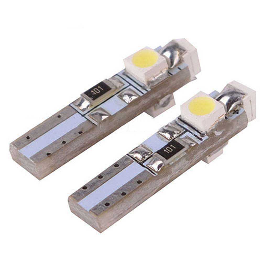 10x T5 Lights Neo Wedge LED Car Instrument Cluster Panel Dashboard Lamps Gauge Bulbs DC 12V