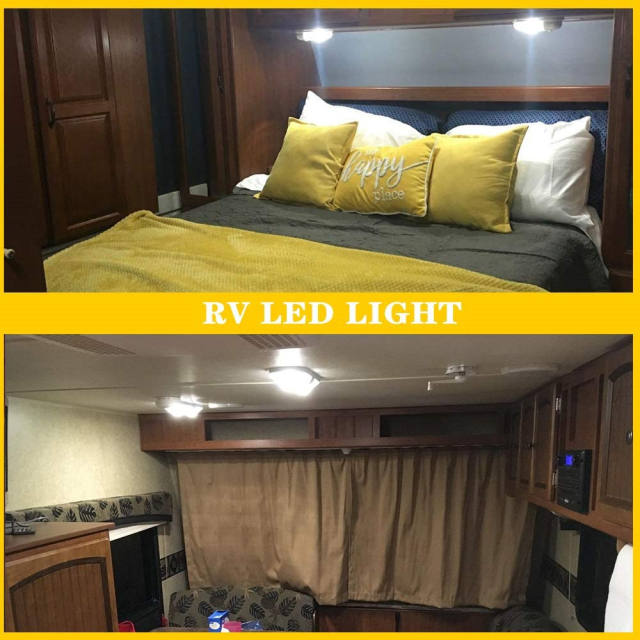2x T10 921 922 912 LED Bulb for 12V RV Ceiling Dome Light/ RV Interior Lighting /Travel Trailer /Camper/ Boat