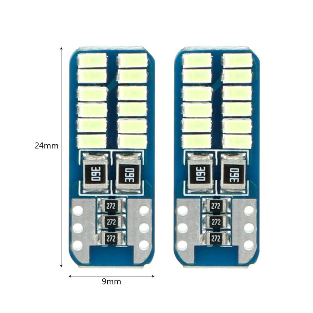 10x Auto LED T10 License Plate Light Dome Bulb Car Clearance Lamp