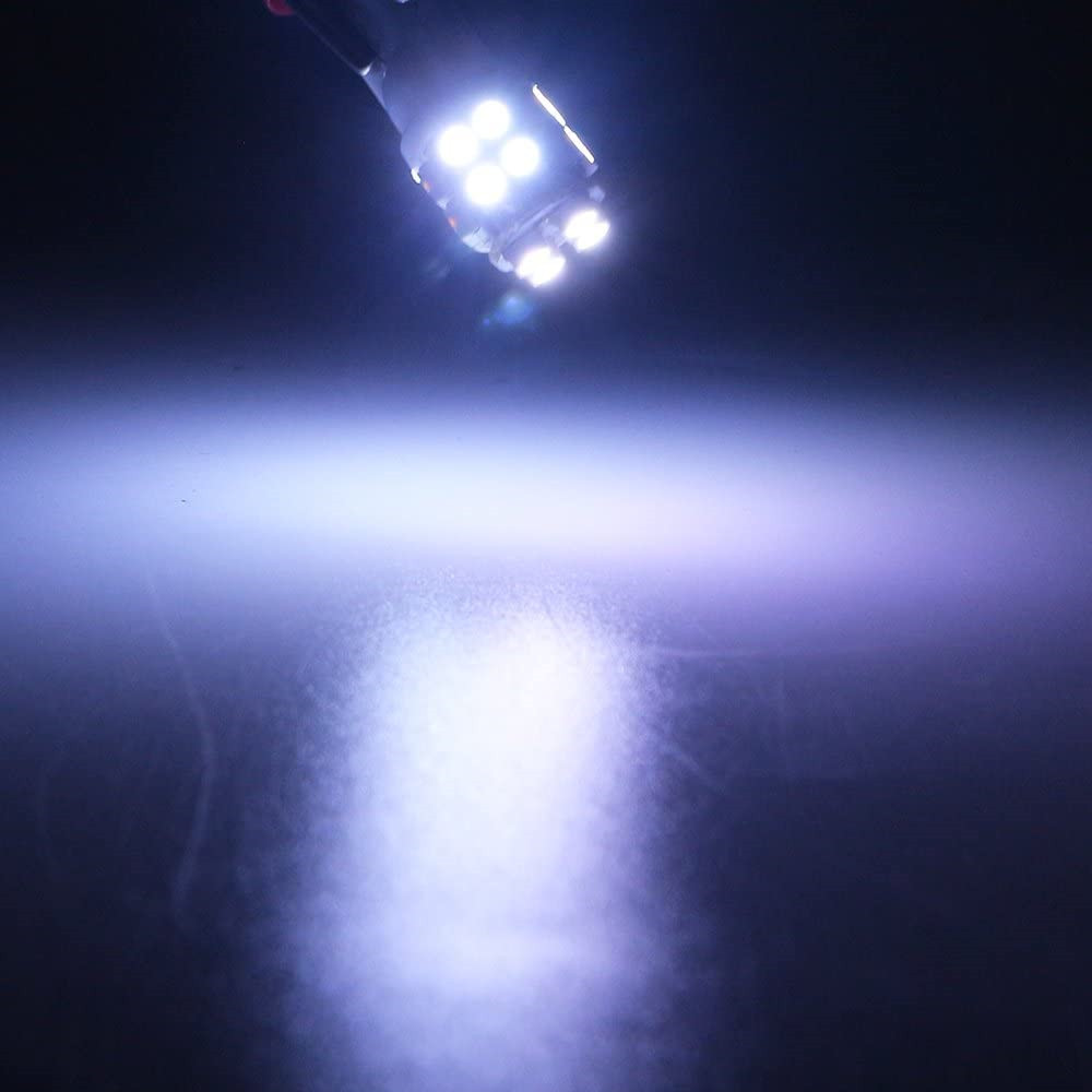 10x Car T10 LED Interior Replacement Side Lights 168 194 2825 Wedge Bulbs for License Plate Dashboard Side Marker Light Map Dome Lamp