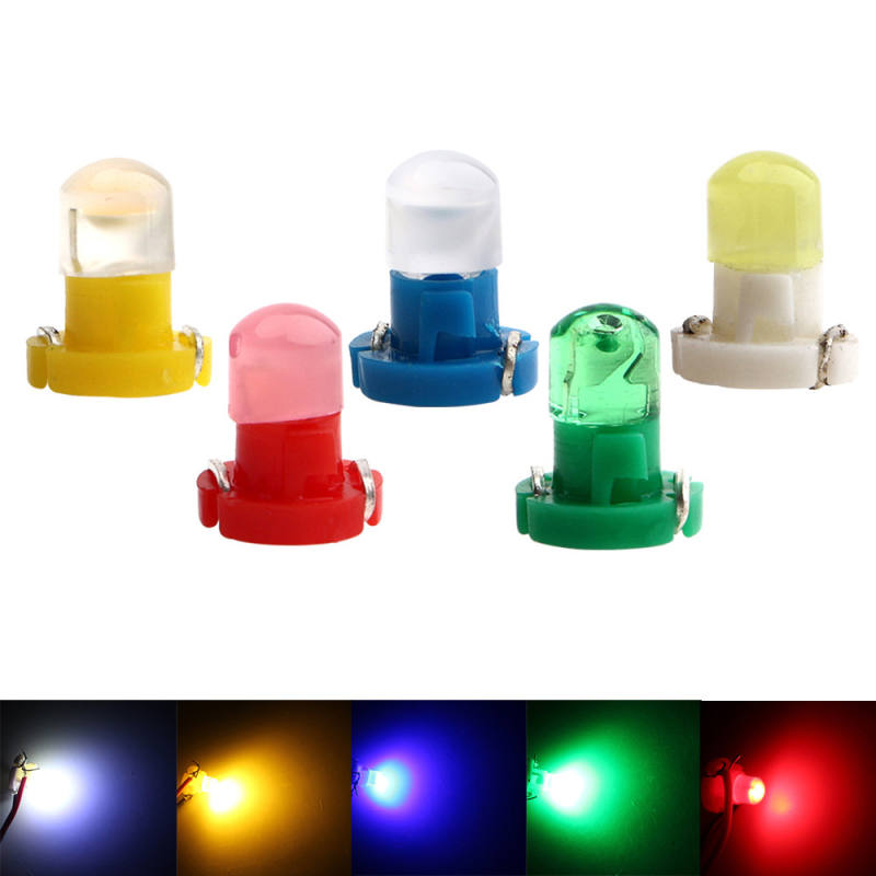 10x T3 F8 T4.2 Dashboard Light LED Bulbs Warning Indicator Interior Lights For Car Vehicle Instrument Lamps