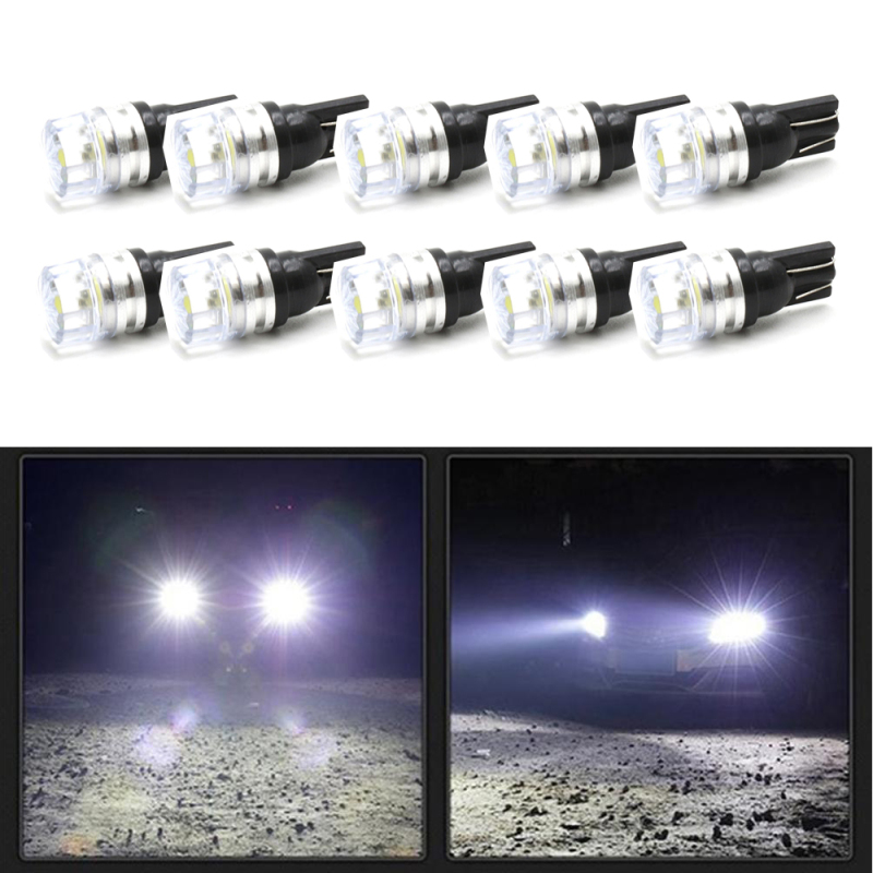 10x T10 5730 2SMD LED Car Vehicle Side Tail Lights Bulbs Lamp for Dome Light Parking Light