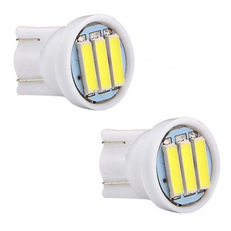 10x LED Automobile Instrument Bulb T10 W5w Reading Lamp Indicator Lamp