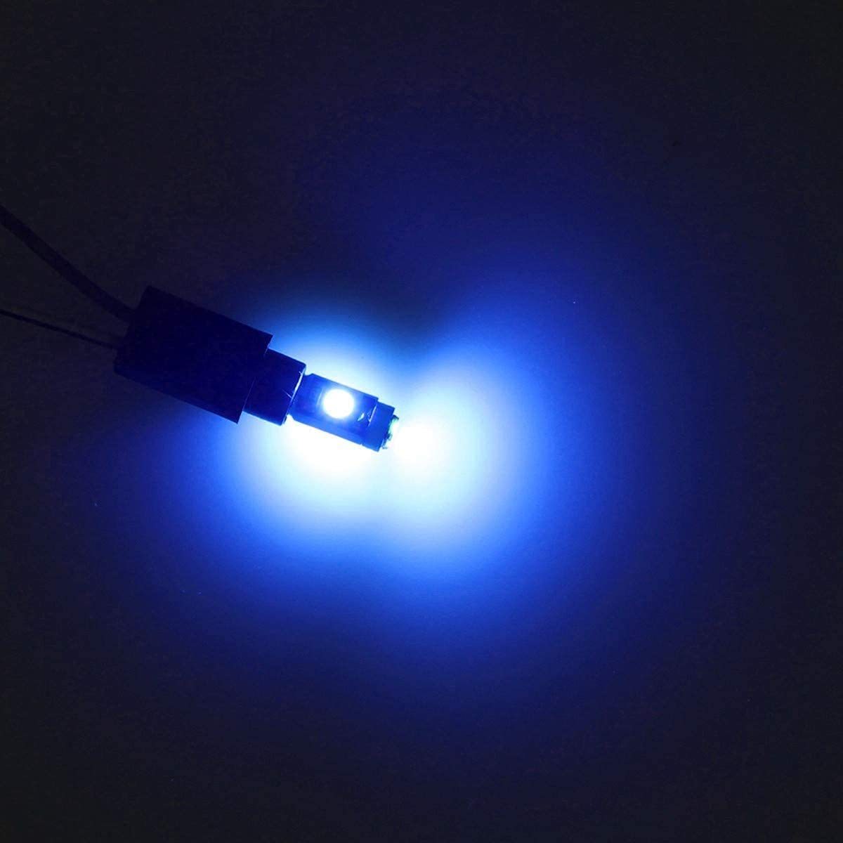 10x T5 74 73 2721 LED Bulb Dash Lights for Dashboard Instrument Panel Cluster AC Lights