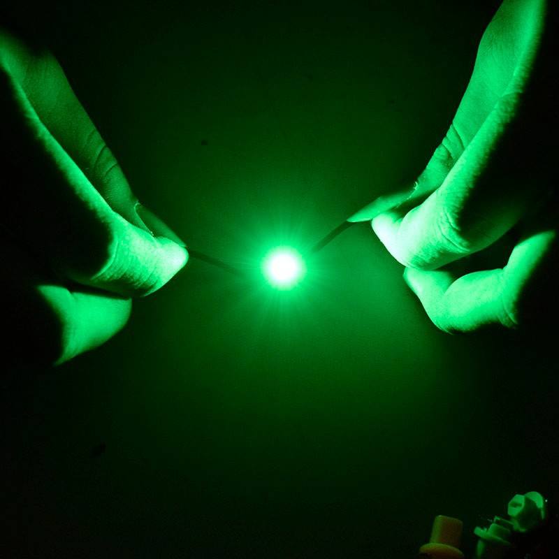 10x T5 B8.5D 5050 1SMD LED Dashboard Panel Dash Wedge Side Light Bulbs