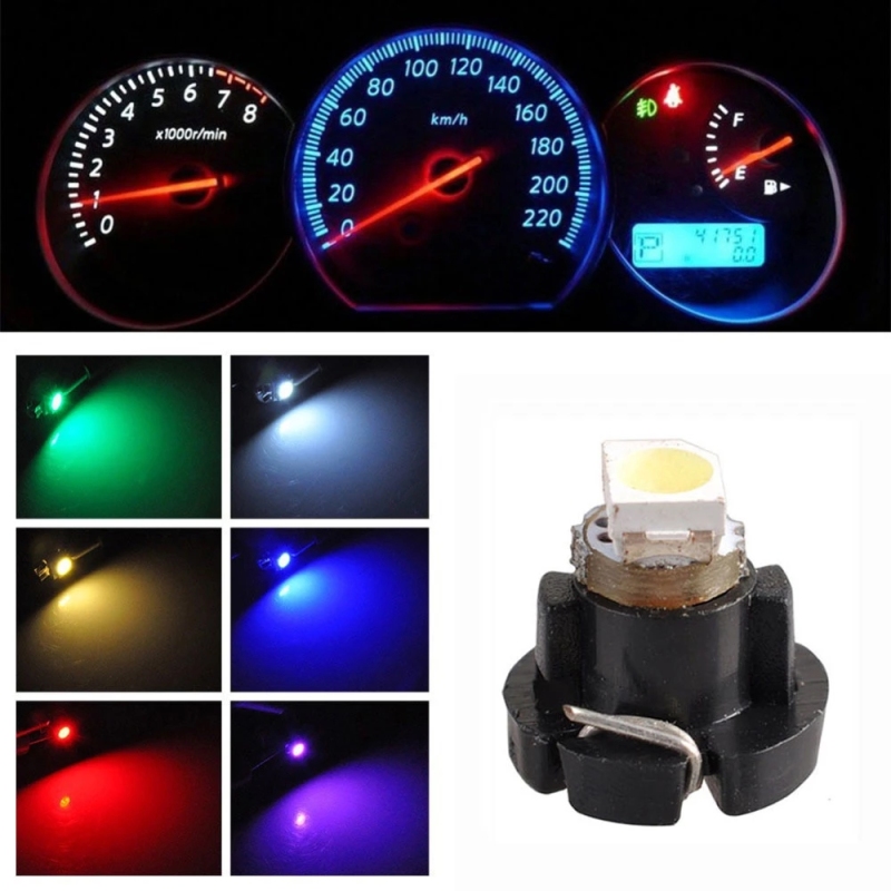 10x LED T4.2 NW6 Car Gauges Dashboard Warning Indicator Lights Instrument Cluster Map Panel Lamp