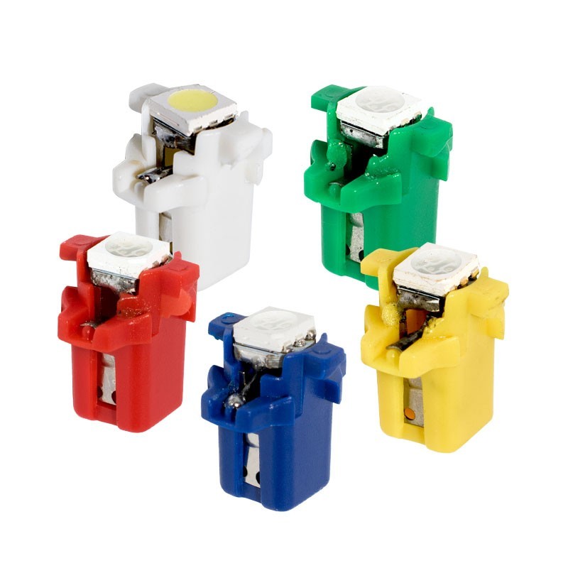 10x T5 B8.3D Car LED BAX10S Speedo Bulb Dashboard Instrument Light Source Side Auto Interior Lighting