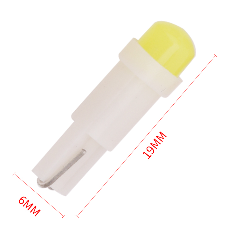 10x T5 LED Car Dashboard Instrument Lamp Bulbs Indicator Wedge Light Warning Lights