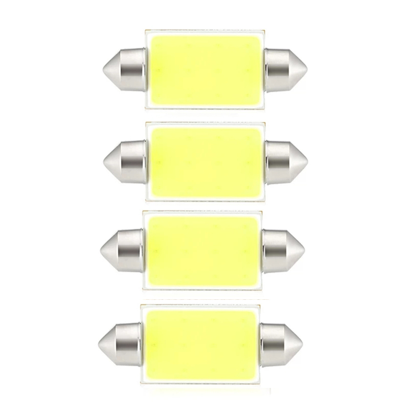 10x C10W C5W LED COB 31/36/39/41mm for Cars License Plate Interior Reading Light 6500K