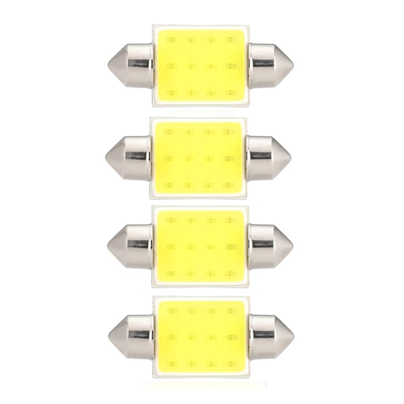 10x C10W C5W LED COB 31/36/39/41mm for Cars License Plate Interior Reading Light 6500K