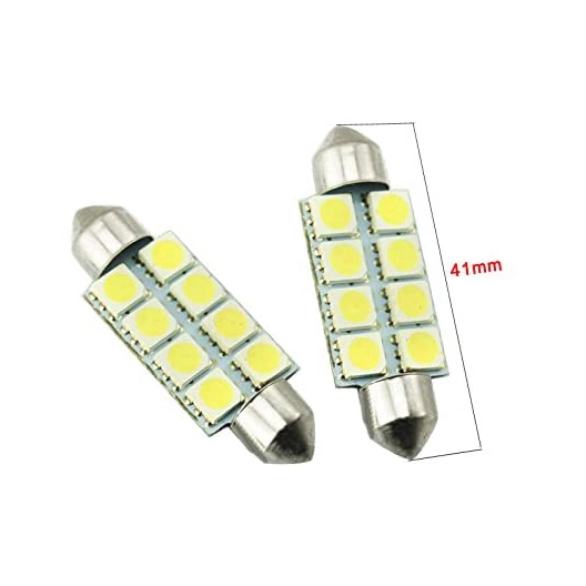 10x 31/36/39/41mm Festoon LED for Car Interior Light Map Dome License Plate Lights Lamps