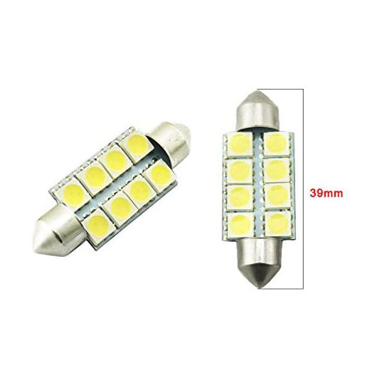 10x 31/36/39/41mm Festoon LED for Car Interior Light Map Dome License Plate Lights Lamps