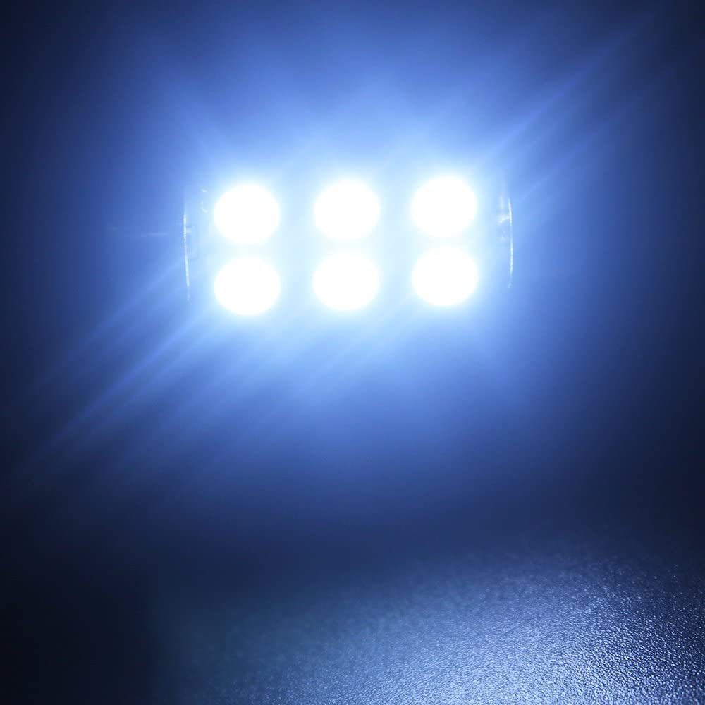 10x 31/36/39/41mm LED Festoon Light Bulbs for Car Map Light Door Lights