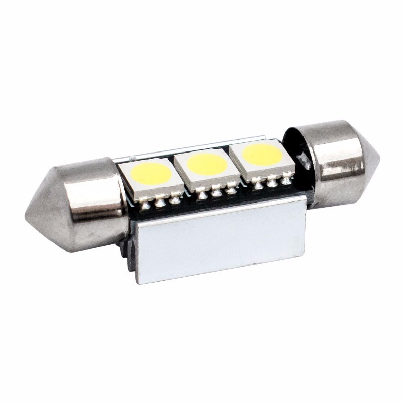 10x 36/39/41mm LED Bulb CANBUS Festoon Car Interior Dome Map Trunk Cargo Lights