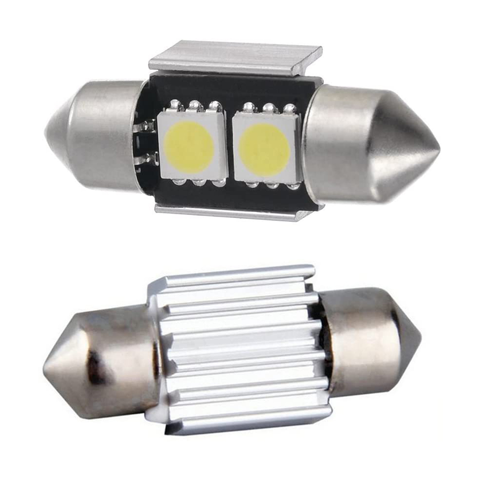 10x 31mm(1.25") LED Bulb CANBUS Festoon Car Interior Dome Map Trunk Cargo Bulbs DE3021 DE3022 DE3023 DE3175 Lights