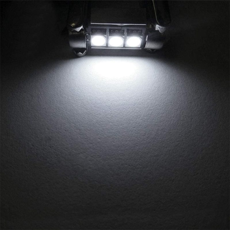 10x 36/39/41mm LED Bulb CANBUS Festoon Car Interior Dome Map Trunk Cargo Lights