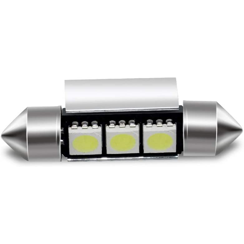 10x 36/39/41mm LED Bulb CANBUS Festoon Car Interior Dome Map Trunk Cargo Lights