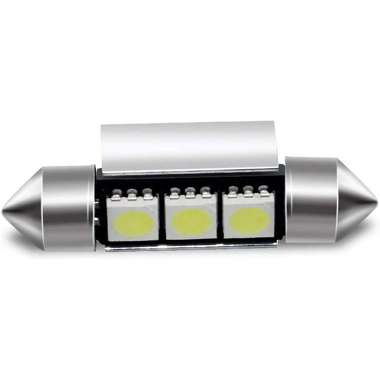 10x 36/39/41mm LED Bulb CANBUS Festoon Car Interior Dome Map Trunk Cargo Lights