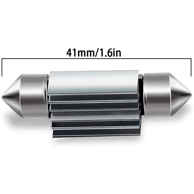 10x 36/39/41mm LED Bulb CANBUS Festoon Car Interior Dome Map Trunk Cargo Lights