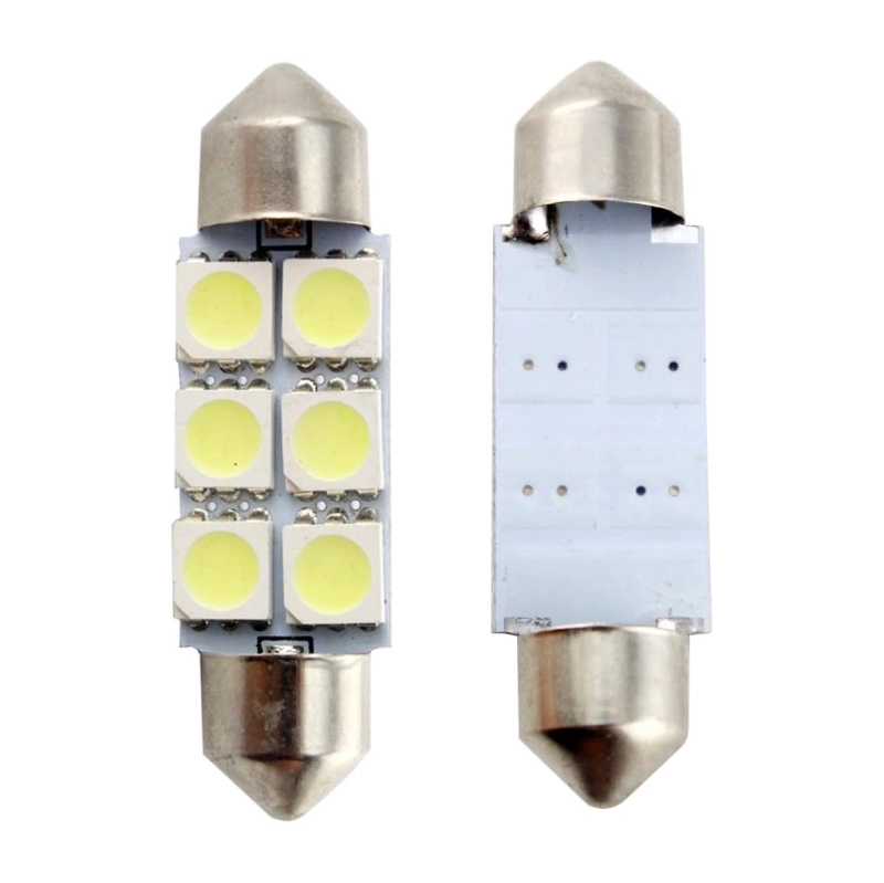 10x 31/36/39/41mm LED Festoon Light Bulbs for Car Map Light Door Lights