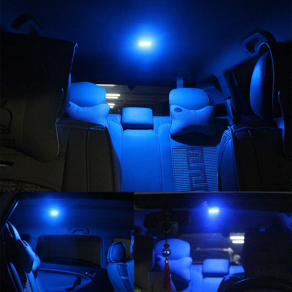 2x 5050 24SMD Led Panel Dome Light Lamp Auto Car Reading Interior Lamp DC 12V With T10 / BA9S / Festoon Adapters