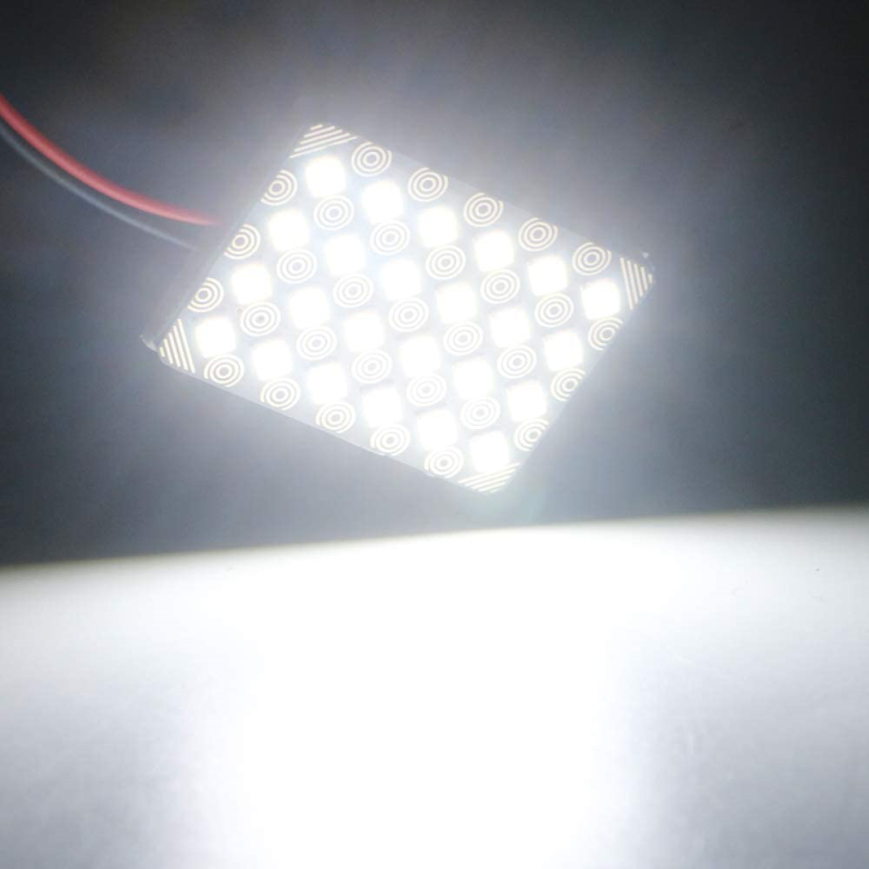 2x 2835 12/24/48SMD Led Panel Dome Light Lamp with T10 /BA9S/ Festoon Adapters