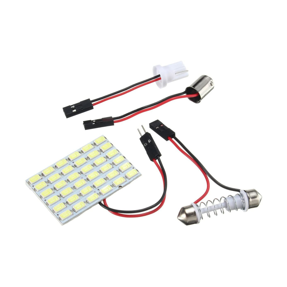 2x 5730 36SMD Led T10 BA9S Car LED Festoon Panel Dome Interior Map Reading Light Bulb Lamp
