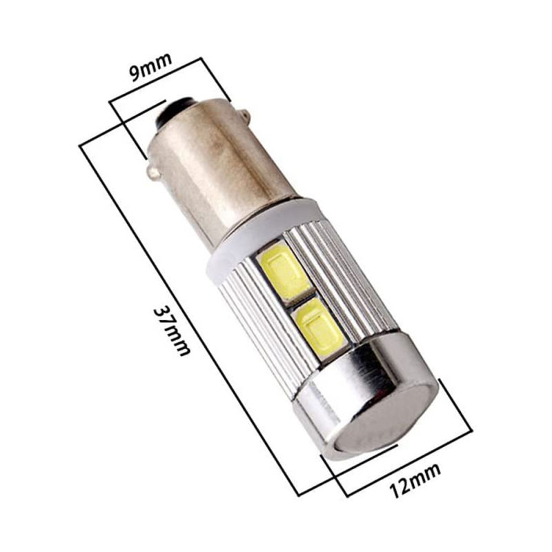 4x LED 57 1816 1891 1893 3886X 64111 BA9 BA9S Bulbs Car Courtesy Interior Dome Map Reading Glove Box License Plate Lights
