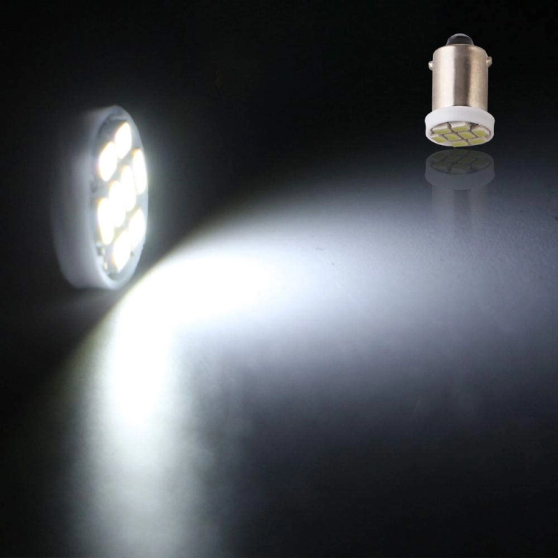 10x T11 T4W BA9S H6W 3886X 1895 1206 8SMD Pinball LED/Toy Vehicles/Battery Car Light Bulbs