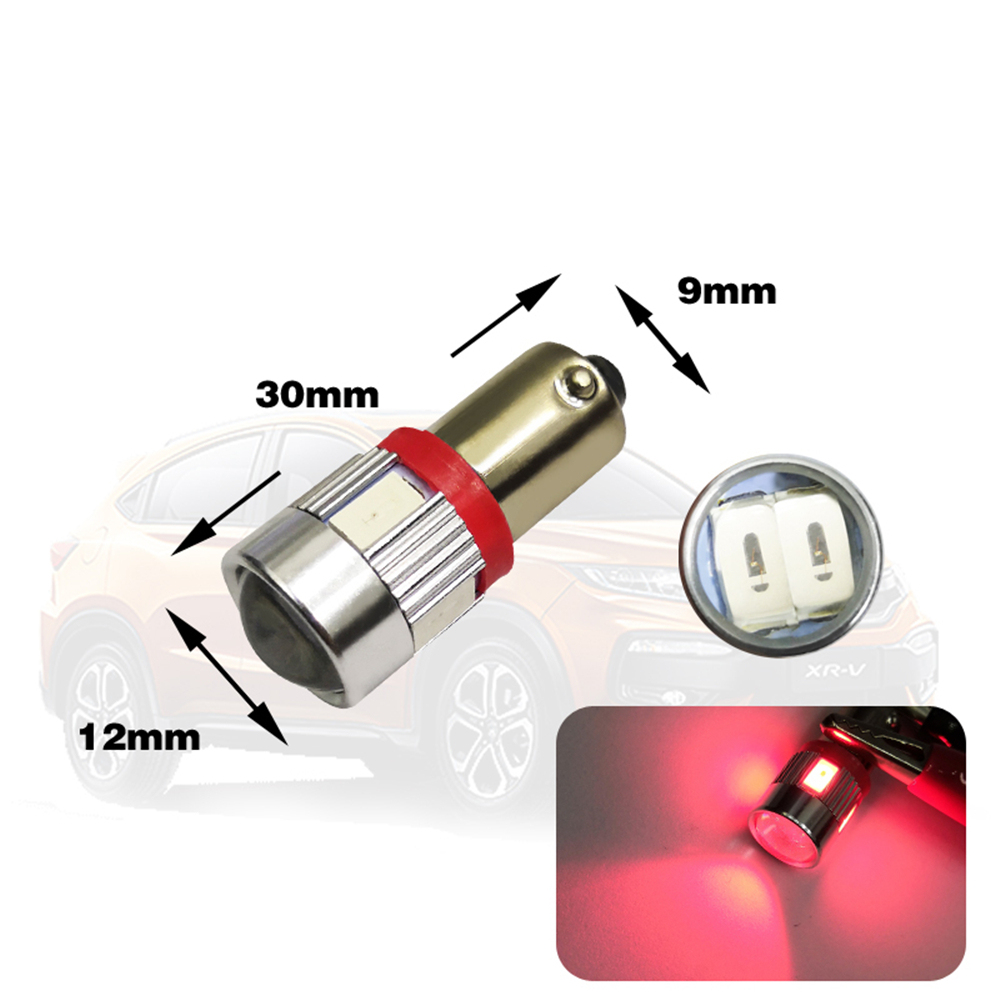 4x BA9S T4W 12V Car LED for License Plate Lights Parking Interior Light Reading Lamps Tail Dome Bulbs