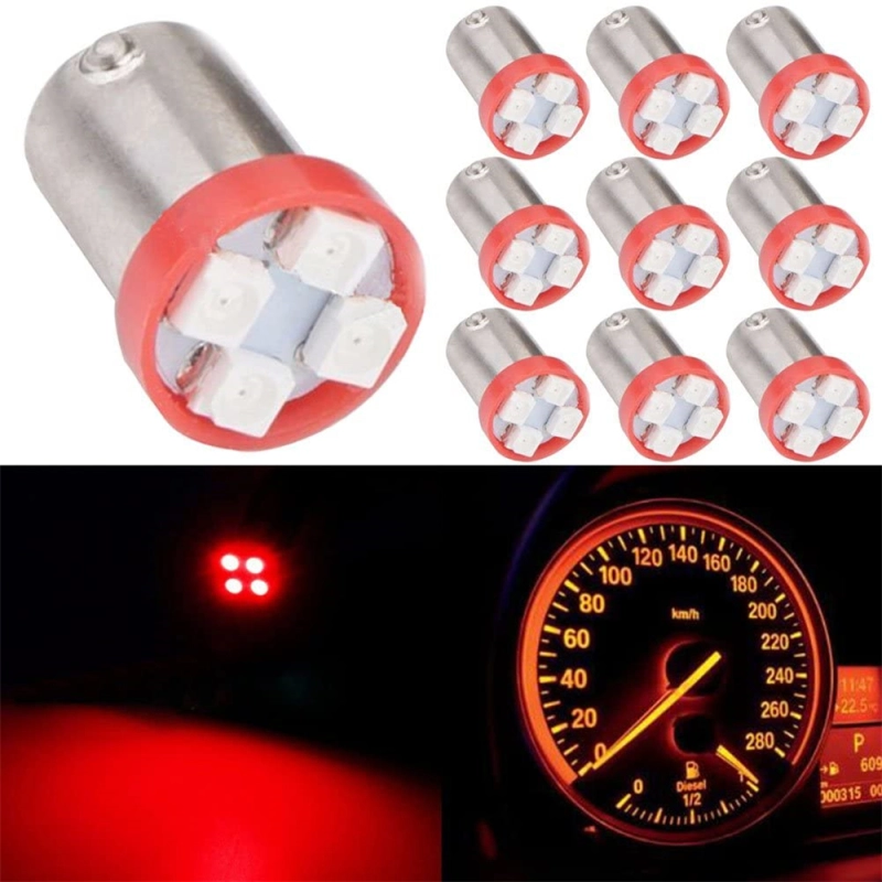 10x BA9S LED Lights Bulbs 53 57 1895 64111 Car Side Door Courtesy Lights Map Dome Lamp