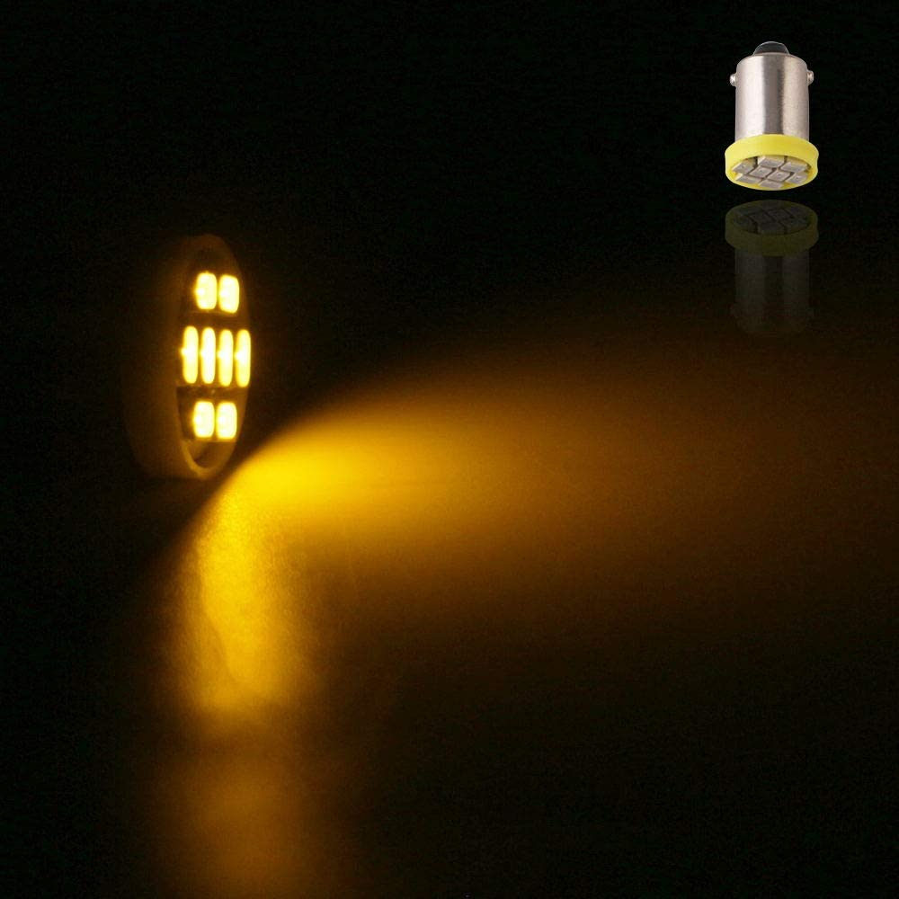 10x T11 T4W BA9S H6W 3886X 1895 1206 8SMD Pinball LED/Toy Vehicles/Battery Car Light Bulbs
