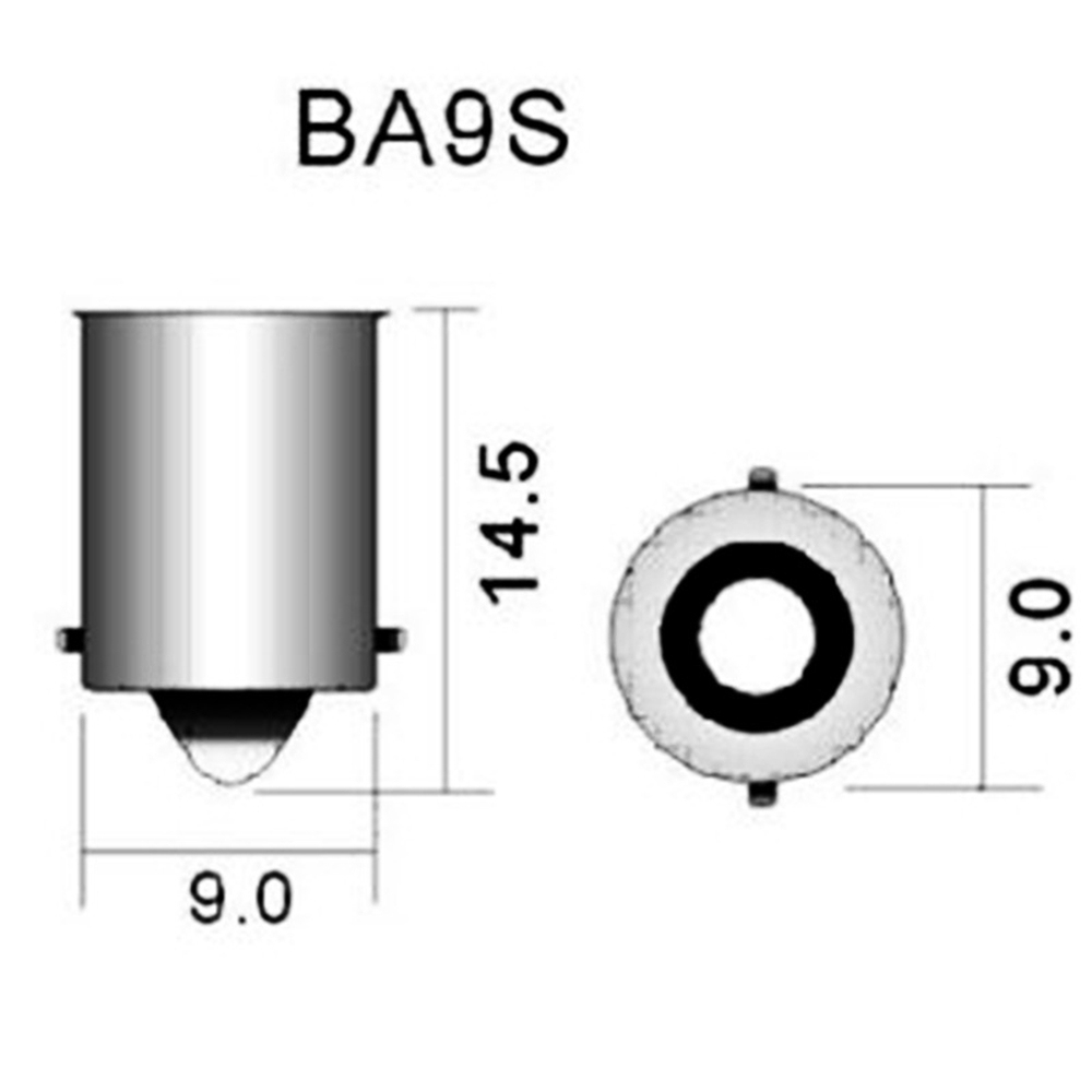 10x BA9 BA9S 53 57 1895 64111 LED Bulbs Interior Side Door Courtesy Light Map Lights