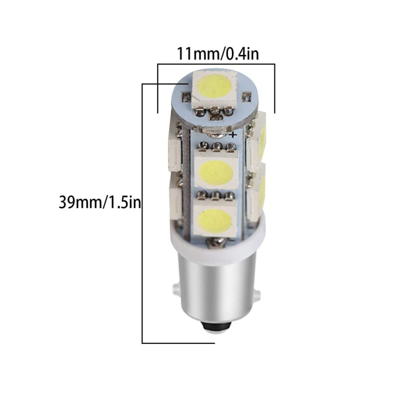 4x BA9S BA9 53 57 1895 64111 LED Bulbs Replacement for Car Side Door Courtesy Lights Dome Map Light