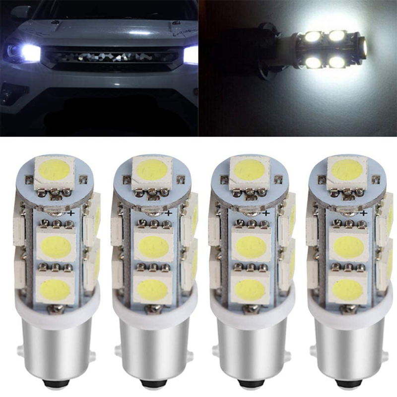 4x BA9S BA9 53 57 1895 64111 LED Bulbs Replacement for Car Side Door Courtesy Lights Dome Map Light