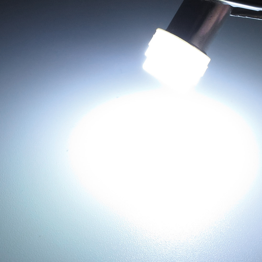 2x Ceramic BA9S T4W LED Bulb Car Dome Reading Light 12V Auto License Plate Light Parking Lamp