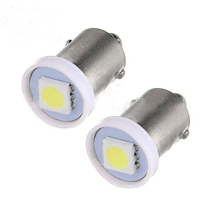 10x BA9S 5050 1SMD Canbus Error Free Interior Dome Auto Instrument Panel Light Bulb